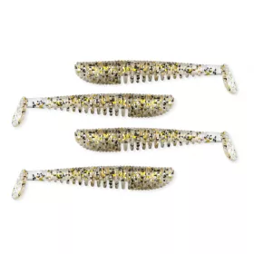   Nevis Impulse Shad 10cm 6,92gr 4pz/conf Paillettes Oro Esca in plastica