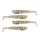 Nevis Impulse Shad 10cm 6,92gr 4pz/conf Paillettes Oro Esca in plastica