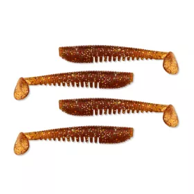   Nevis Impulse Shad 10cm 6,92gr 4pz/conf Paillettes Marrone Esca in plastica