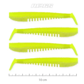   Nevis Impulse Shad 10cm 6,92gr 4pz/conf Verde Fluo Esca in plastica