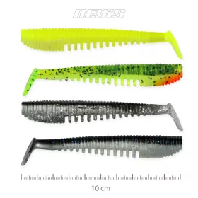   Nevis Impulse Shad 10cm 6,92gr 4pz/conf 4 colori Esca in plastica