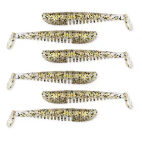   Nevis Impulse Shad 6,3cm 1,77gr 6pz/conf Glitter Oro Esche in plastica