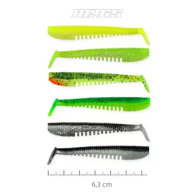   Nevis Impulse Shad 6,3cm 1,77gr 6pz/conf 6 colori Esche in plastica