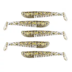   Nevis Impulse Shad 7,5cm 3,05gr 5pz/conf Glitter Oro Esche in plastica