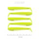 Nevis Impulse Shad 7,5cm 3,05gr 5pz/conf Fluo Verde Esche in plastica