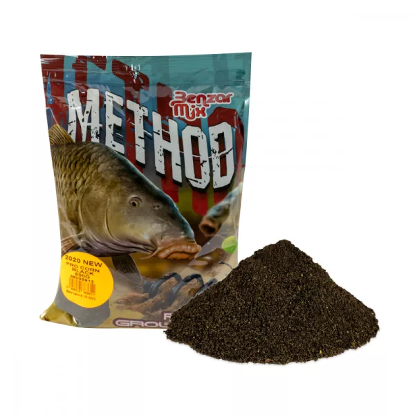 Benzár Mix Seria Method Pro Corn Black Pastura 800gr