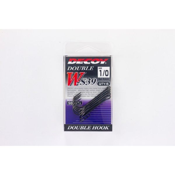 Decoy W-S39 Cheburashka Special #3/0 Füles Szakállas Kétágú Horog 4db