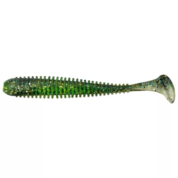 Nevis Vantage Longer 7,5cm 1,9gr 6pz/cf Verde Glitter Esca in plastica