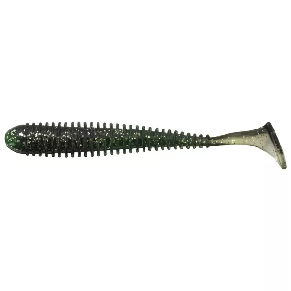 Nevis Vantage Longer 8,75cm 3,77gr 5pz/cf Nero-Argento Glitter Esca in plastica