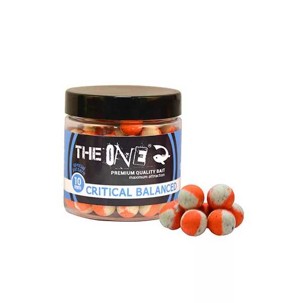 The One Critical Balanced Hookbait Scopex-Squid 10mm Arancione-Bianco Innesco alleggerito 50gr