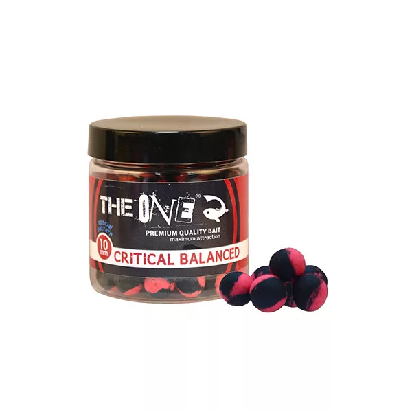 The One Critical Balanced Hookbait Fragola-Cozza 10mm Nero-Rosa Innesco alleggerito 50gr