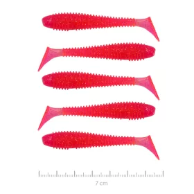   Nevis Vantage Swinger 7cm 2,96gr 5pz/conf Glitter Rosa Esca in plastica