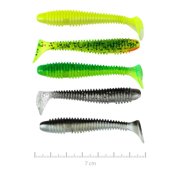 Nevis Vantage Swinger 7cm 2,96gr 5pz/conf 5 colori Esca in plastica