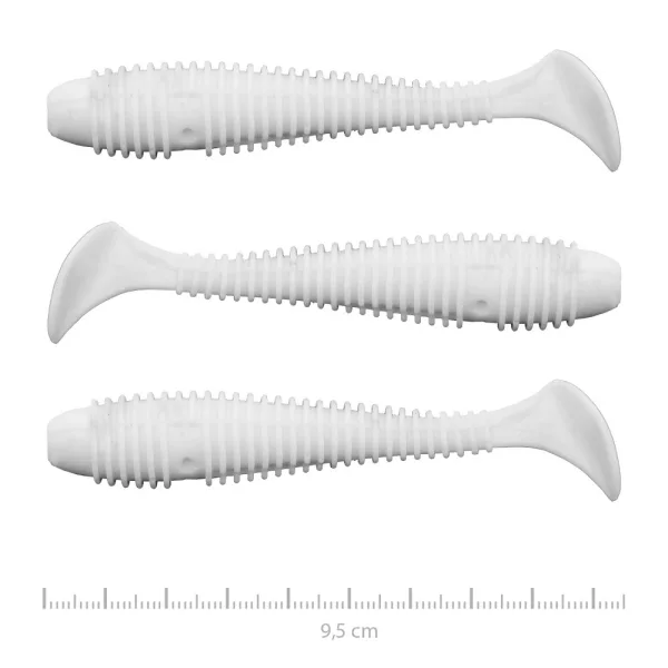 Nevis Vantage Swinger 9,5cm 7,18gr 3pz/conf Bianco Esca in plastica