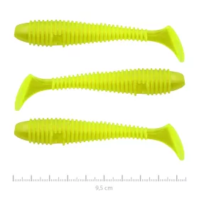   Nevis Vantage Swinger 9,5cm 7,18gr 3pz/conf Verde Fluo Esca in plastica