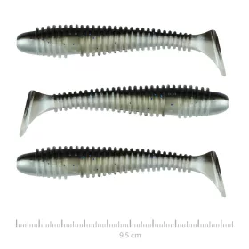   Nevis Vantage Swinger 9,5cm 7,18gr 3pz/conf Glitter Argento-Blu Esca in plastica