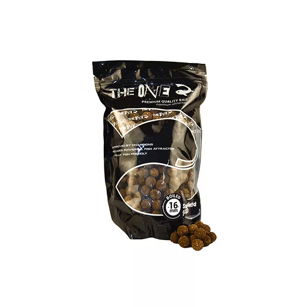 The One Black Boilie 16mm Boiles da pastura 1kg