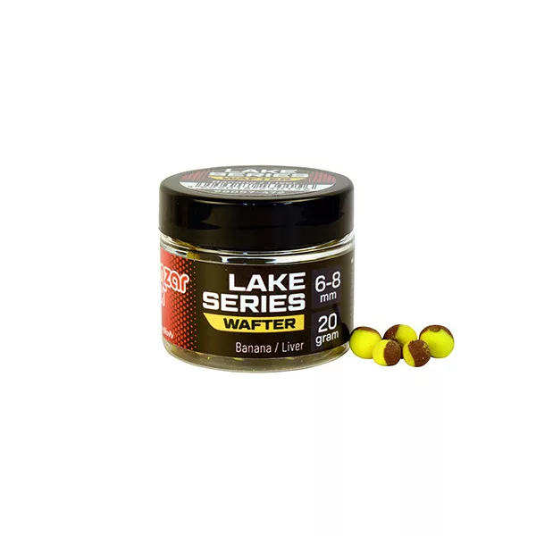 Benzár Mix Lake Series Wafter 6-8 mm Banana&Fegato esca sull'amo