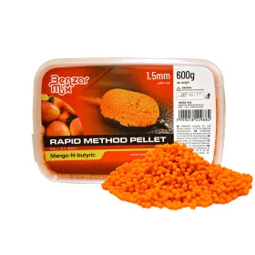   Benzár Mix Rapid Method Pellet 1,5mm Mango-Acido Butirrico Pellet Box 600gr