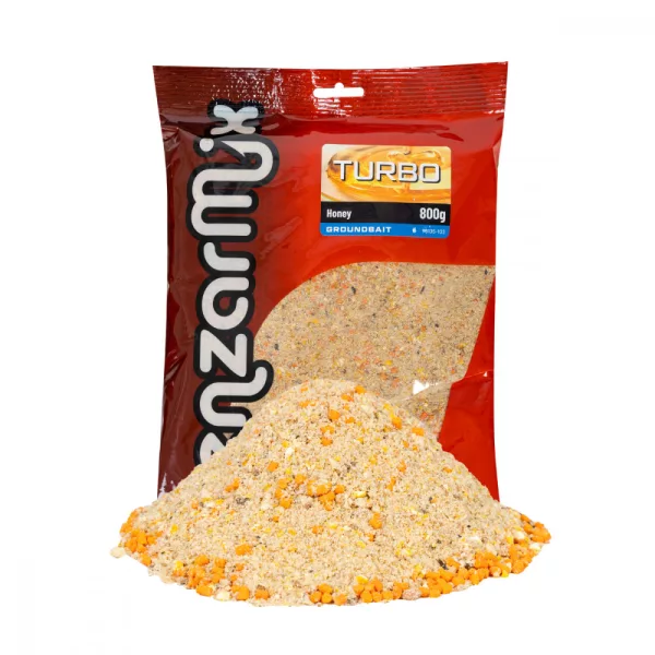Benzar Turbo Groundbait Miele Pastura 800gr