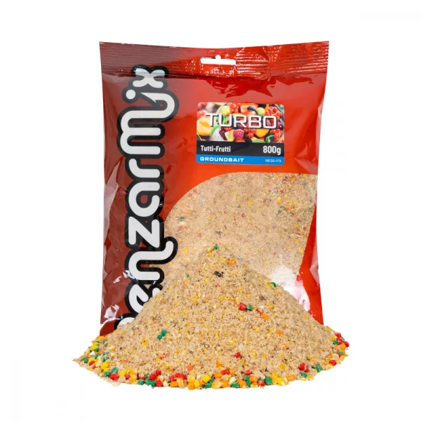 Benzar Turbo Groundbait Tutti-Frutti Pastura 800gr