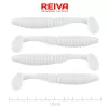 Reiva Zander Power Shad 10cm 7,05gr 4pz/cf (Bianco) Esca in plastica