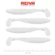 Reiva Zander Power Shad 10cm 7,05gr 4pz/cf (Bianco) Esca in plastica