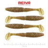 Reiva Zander Power Shad 10cm 7,05gr 4pz/cf (Glitter Marrone) Esca in plastica