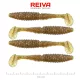 Reiva Zander Power Shad 10cm 7,05gr 4pz/cf (Glitter Marrone) Esca in plastica