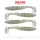 Reiva Zander Power Shad 10cm 7,05gr 4pz/cf (Glitter Argento) Esca in plastica
