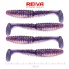 Reiva Zander Power Shad Purple Pearl 10cm Esca in plastica 4 pz