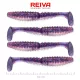 Reiva Zander Power Shad Purple Pearl 10cm Esca in plastica 4 pz