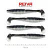 Reiva Zander Power Shad 10cm 7,05gr 4pz/cf (Nero Argento) Esca in plastica