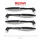Reiva Zander Power Shad 10cm 7,05gr 4pz/cf (Nero Argento) Esca in plastica