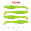 Reiva Zander Power Shad 10cm 7,05gr 4pz/cf (Glitter Fluo Verde I.) Esca in plastica