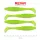 Reiva Zander Power Shad 10cm 7,05gr 4pz/cf (Glitter Fluo Verde I.) Esca in plastica