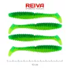 Reiva Zander Power Shad 10cm 7,05gr 4pz/conf (Flitter Verde) Esca in plastica