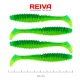 Reiva Zander Power Shad 10cm 7,05gr 4pz/conf (Flitter Verde) Esca in plastica