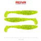 Reiva Zander Power Shad Poppy Green 12,5cm Esca in plastica 3 pz