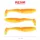 Reiva Zander Power Shad Shiny Orange 12,5cm Esca in plastica 3 pz
