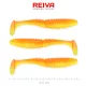 Reiva Zander Power Shad Shiny Orange 12,5cm Esca in plastica 3 pz