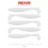 Reiva Zander Power Shad 8cm 3,18gr 5pz/conf (Bianco) Esca in plastica