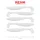 Reiva Zander Power Shad 8cm 3,18gr 5pz/conf (Bianco) Esca in plastica
