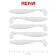 Reiva Zander Power Shad 8cm 3,18gr 5pz/conf (Bianco) Esca in plastica