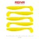 Reiva Zander Power Shad 8cm 3,18gr 5pz/conf (Giallo Limone) Esca in plastica