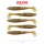 Reiva Zander Power Shad 8cm 3,18gr 5pz/conf (Flitter Marrone) Esca in plastica