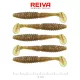 Reiva Zander Power Shad 8cm 3,18gr 5pz/conf (Flitter Marrone) Esca in plastica