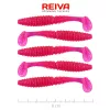Reiva Zander Power Shad 8cm 3,18gr 5pz/conf (Pink Flitter) Esca in plastica