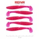 Reiva Zander Power Shad 8cm 3,18gr 5pz/conf (Pink Flitter) Esca in plastica