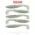 Reiva Zander Power Shad 8cm 3,18gr 5pz/conf (Flitter Argento) Esca in plastica